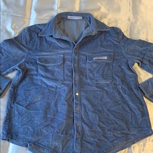 My Mum Made it Oversized Corduroy Button Up